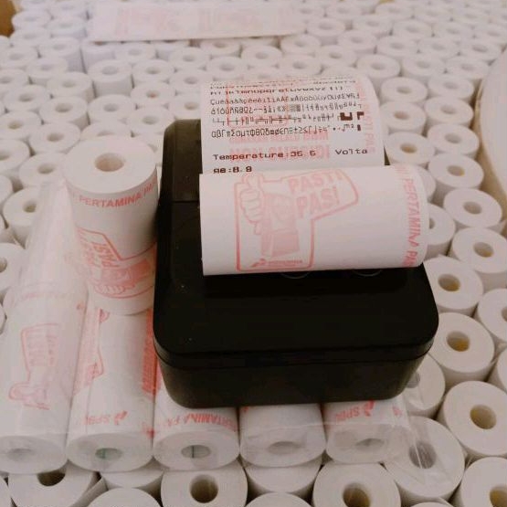 

10 Roll Kertas Thermal logo Pasti Pas 58x30mm