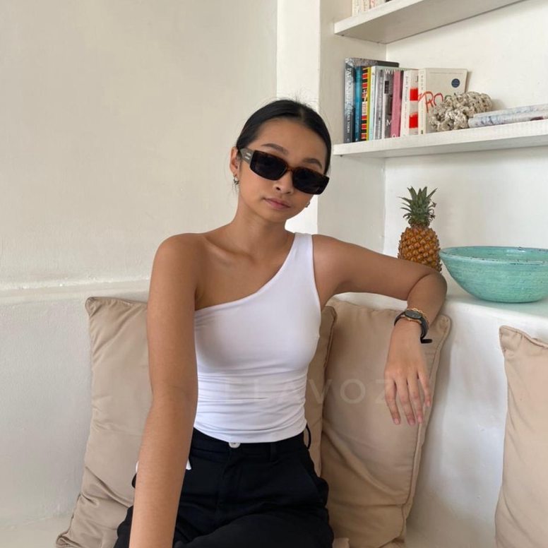 HARGA TERMURAH Elavoz Amber One Shoulder Tank/Tarzan