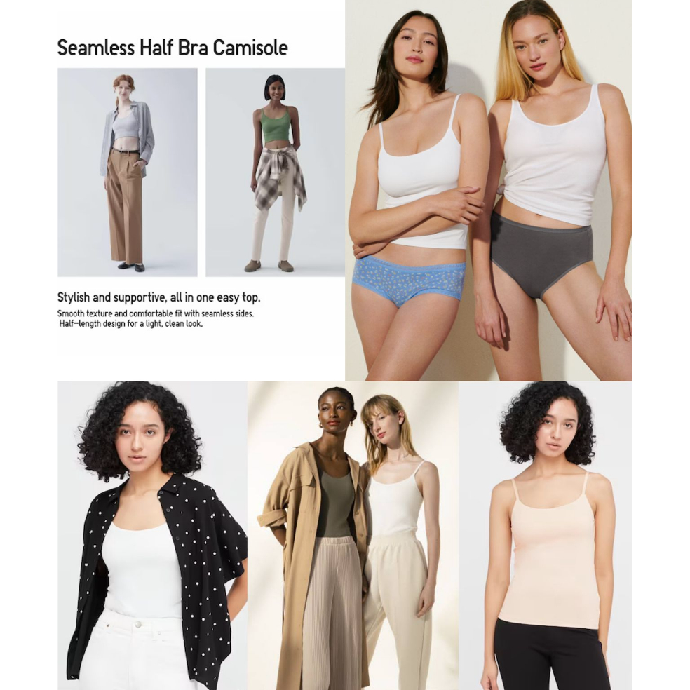PALING DIMINATI Uniqlo AIrism Seamless Crop Bra