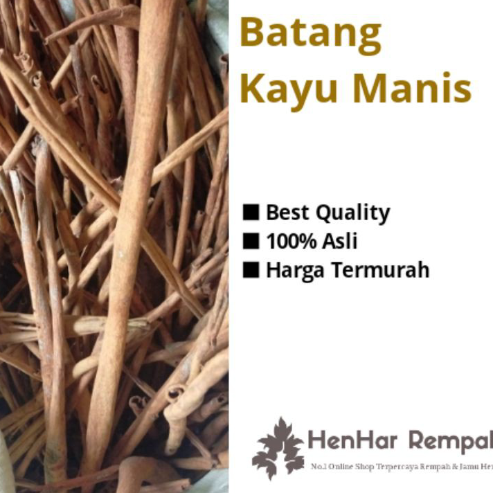 

➡✷ [100 gram] Kayu Manis / Cinnamon Stick Stok Banyak