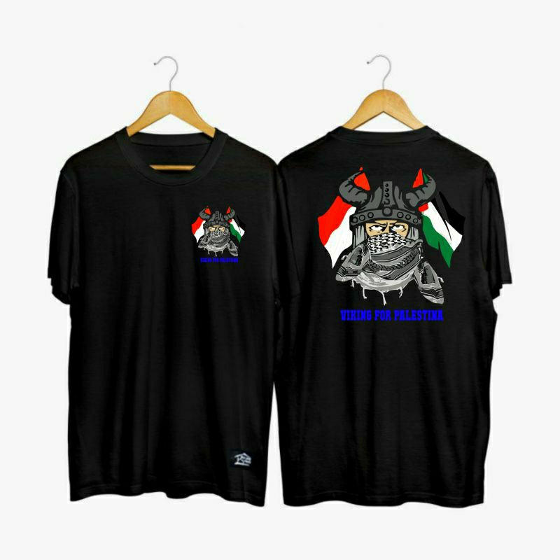 TShirt-VIKING FOR PALESTINE/KAOS VIKING BERSAMA PALESTINA