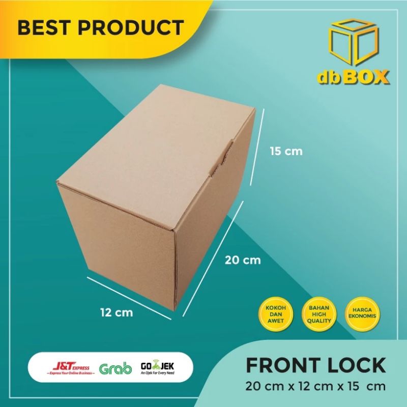 

Kardus 20x12x15 cm | Box Die Cut dan Easy Usage | Box Kue | Box Hampers