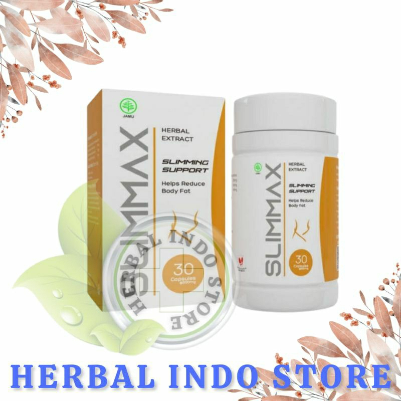 SLIMMAX Asli Obat Herbal Pelangsing Badan Perut Buncit Terbaik Diet Cepat Aman Slimmax Original