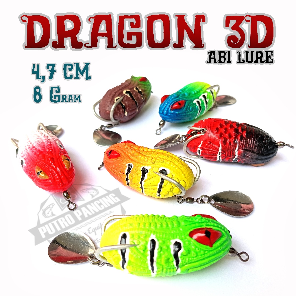 Lure DRAGON 3D BLADE Abi Lure Soft Frog softfrog