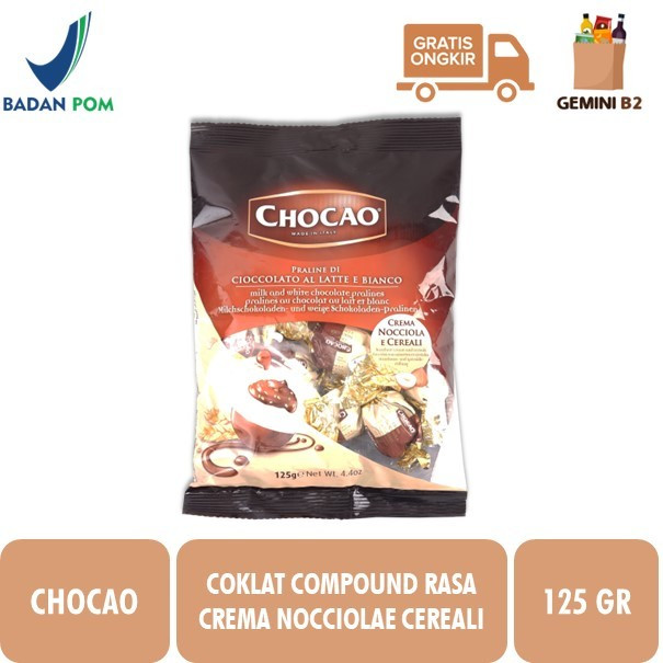 

Vergani Chocao Crema Nocciola E Cereali (White and Choco) 100GR