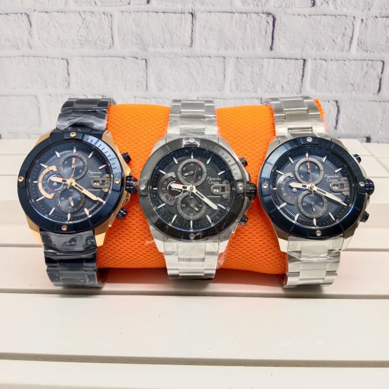 Jam tangan wanita Alexandre Christie AC 6631 MC Stainless Steel Original