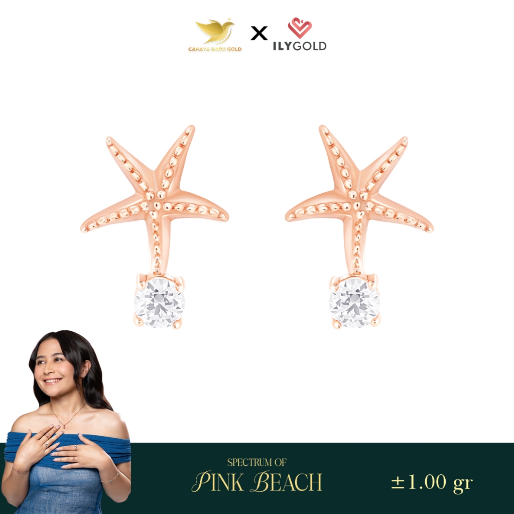 Ily Gold Giwang Emas Seaside Gold 9K Cahaya Baru Gold