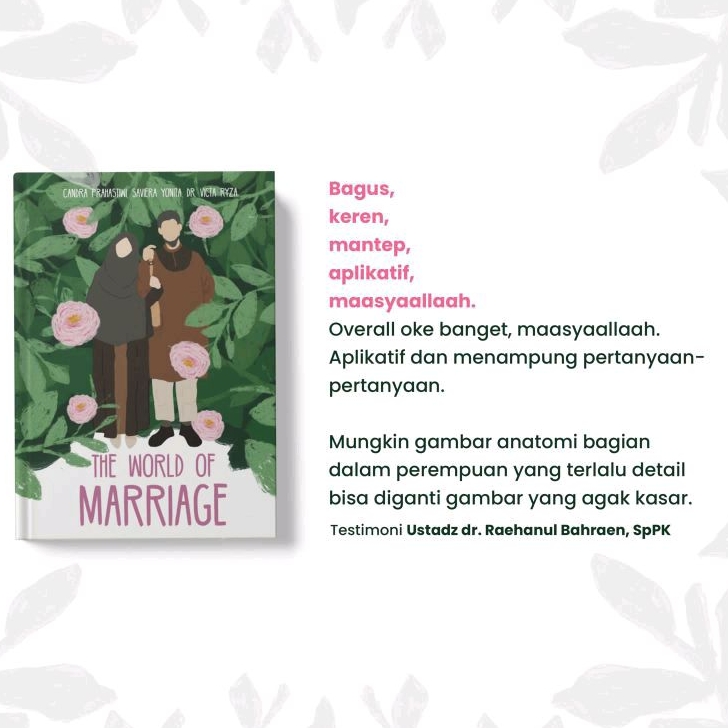 [Ready] Original Buku The World of Marriage by Candra Prahastiwi Saviera Yonita dr. Victa - Buku TWO