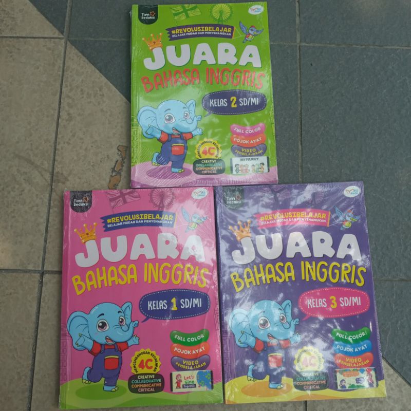 juara bahasa inggris kelas 1 2 & 3