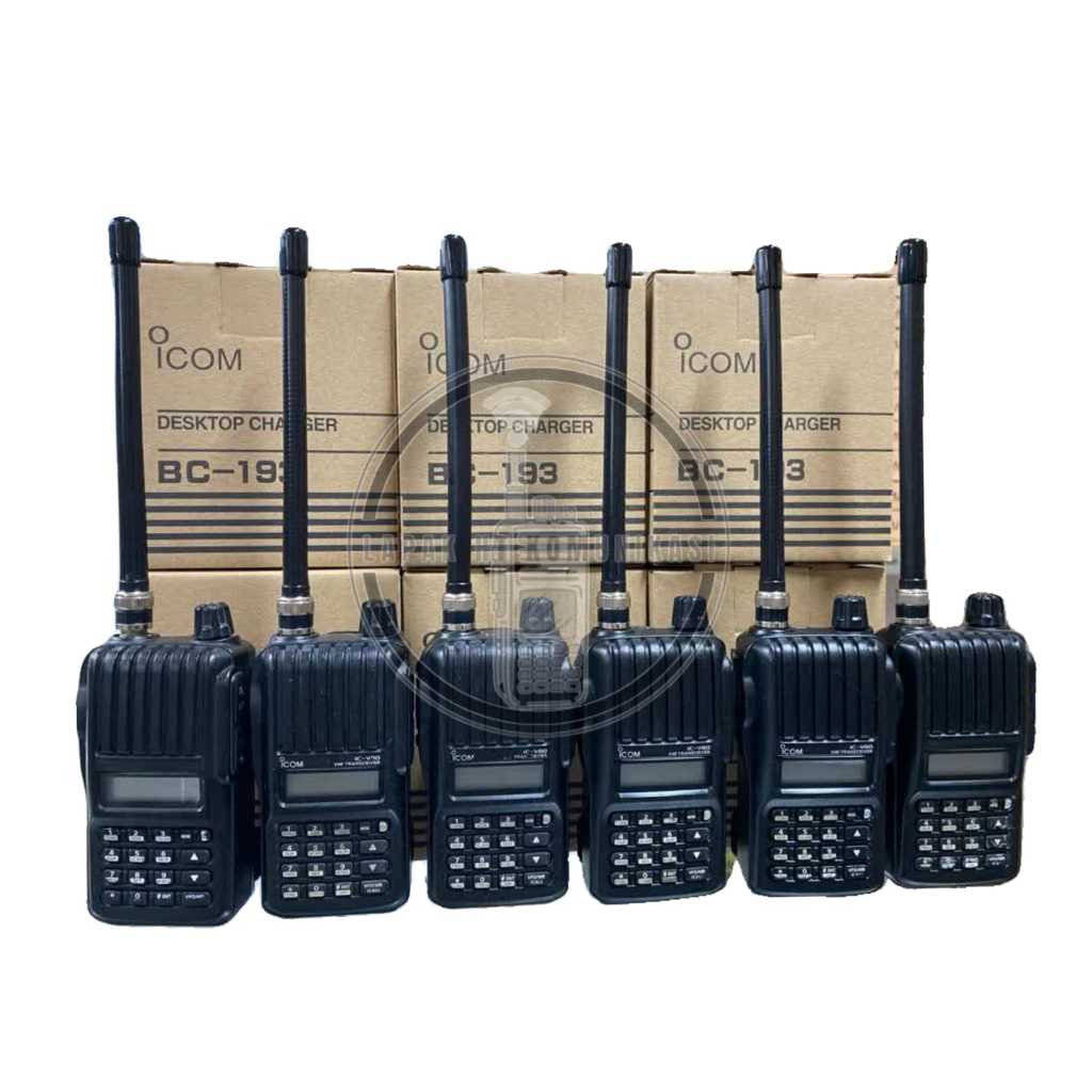 HT ICOM IC-V80 Bekas Lengkap Charger Baru Frekuensi VHF136