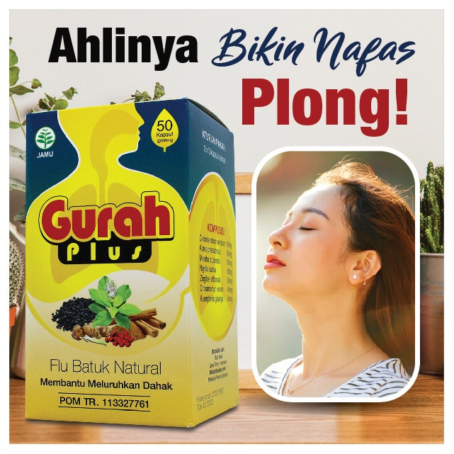 OBAT GURAH SUARA GURAH PLUS Menjadikan Suara Merdu Dan Lebih Panjang Herbal ORIGINAL ASLI BPOM
