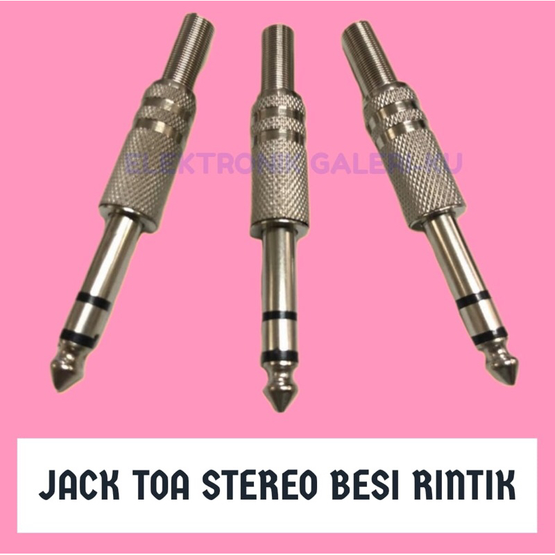 JACK TOA STEREO BESI RINTIK