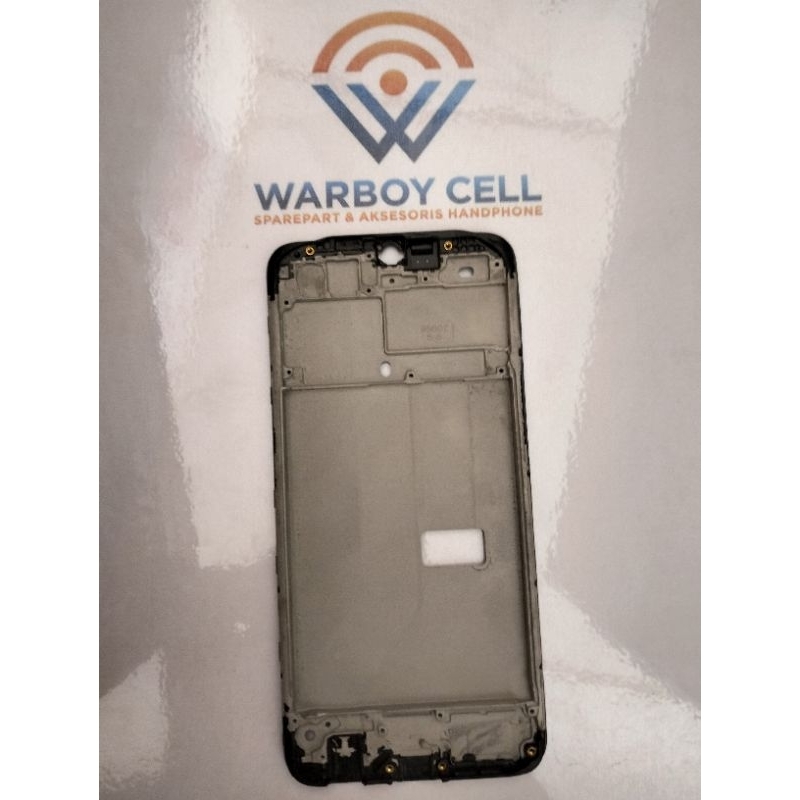 FRAME LCD / TULANG TENGAH LCD /DUDUKAN LCD HP OPPO A5S BLACK