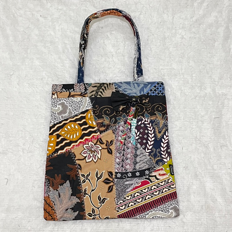 Tas Pita Batik Perca / Totebag batik perca tas belanja serbaguna khas malioboro jogja