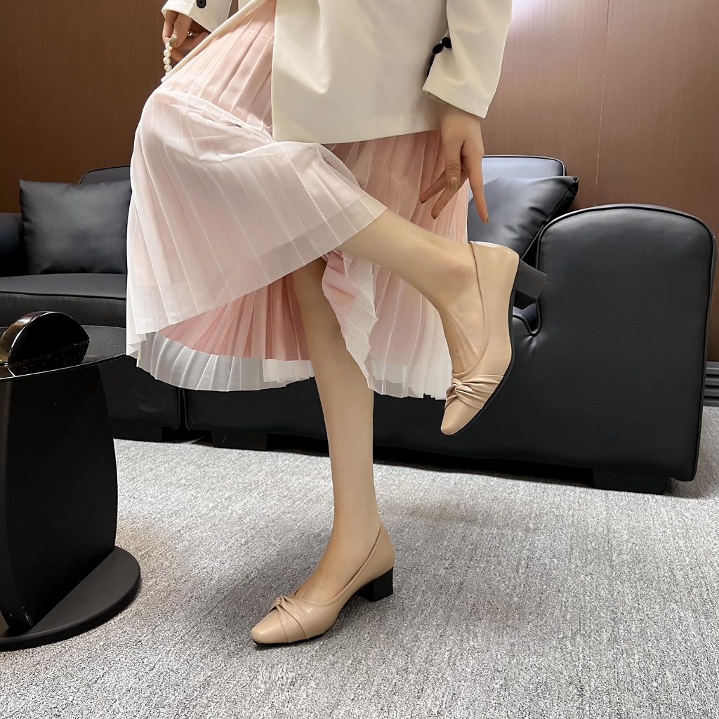 Rowey Sepatu Pansus Kerja Wanita Hak Tahu 5cm Gita