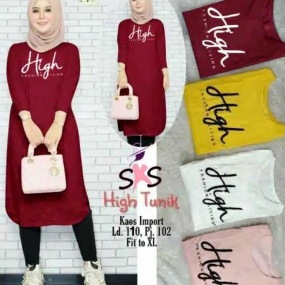 tunik high/tunik wanita muslimah orr