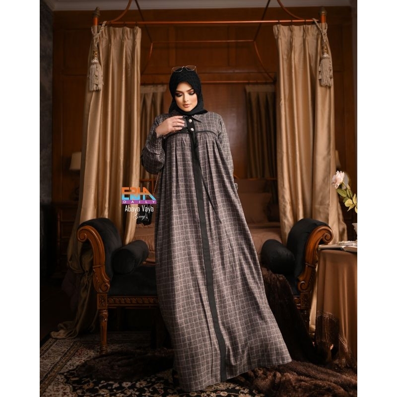 [ER.HA DAILY] GAMIS SYARI TERBARU / DRESS SET DAILY CASUAL " FAYA DRESS SET " BY ERHA DAILY