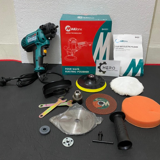 MAILTANK SH321 ELECTRIC POLISHER 4FUNSI MULTIFUNGSI POLES POTONG BOR