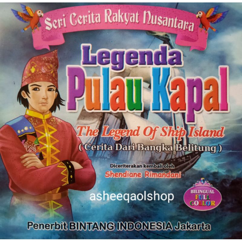 Buku Dongeng Cerita Rakyat Bangka Belitung Legenda Pulau Kapal