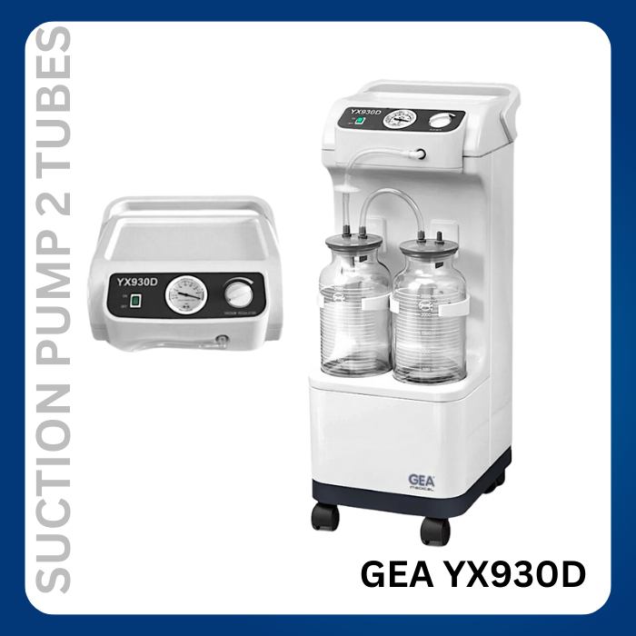 GEA YX-930D Suction Pump GEA Electric Suction Pump Appartus / Suction 2 Tabung Alat Penyedot lendir 
