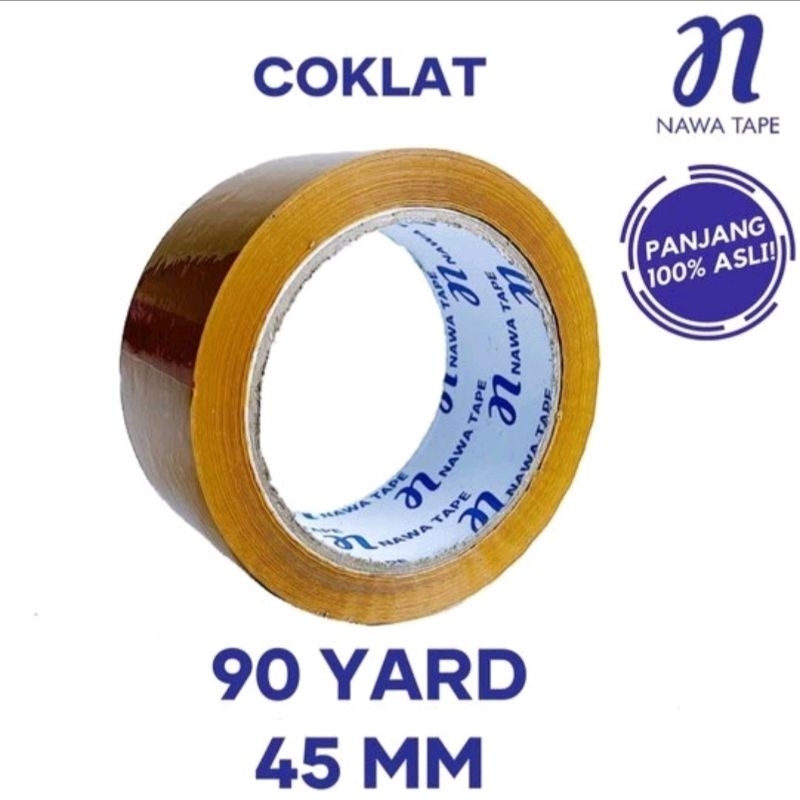 

LAKBAN COKLAT LEBAR 45MM PANJANG 90 YARD