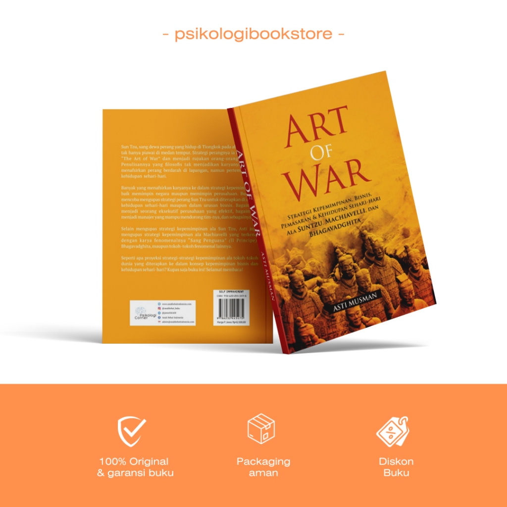 Buku Art Of War: Strategi Kepemimpinan, Bisnis, Pemasaran & Kehidupan Sehari-hari Ala Suntzu, Machia