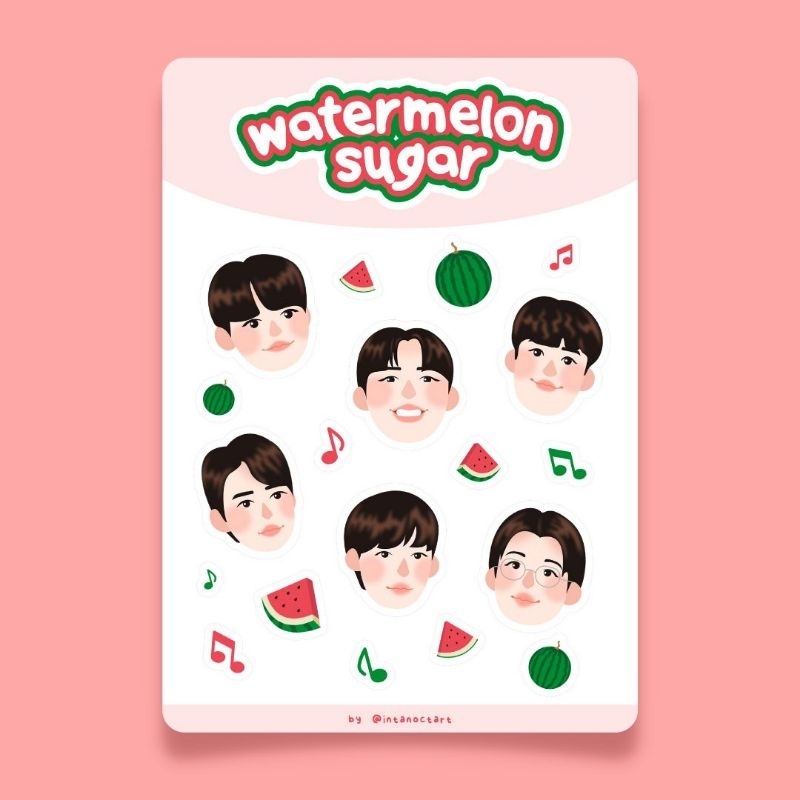 

Sticker Twinkling Watermelon | Watermelon Sugar | Sticker K-Pop K-Drama | Ryeoun | Choi Hyunwook