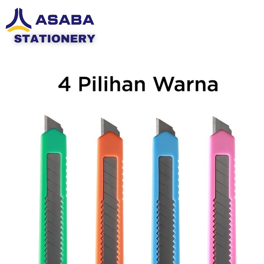 

Asaba Stationery- Cutter/Pisau/Pemotong Max S1 Warna Pastel