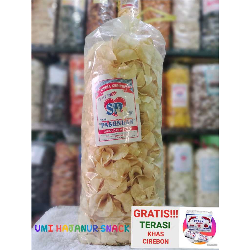 

(GRATIS TERASI) KHAS CIREBON//500GRAM KERIPIK SINGKONG ASIN//SNACK//MAKANAN RINGAN
