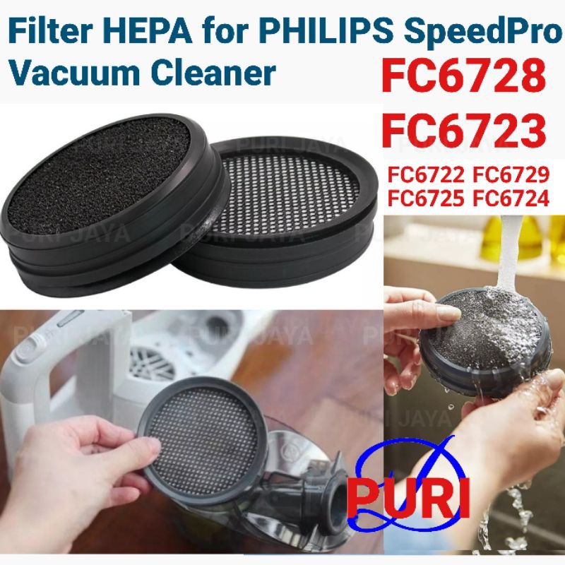 Filter Philips FC6728 FC6723 FC6722 FC6724 FC6725 FC6729 Compatible Vacuum Cleaner Hepa FC8009/01 FC