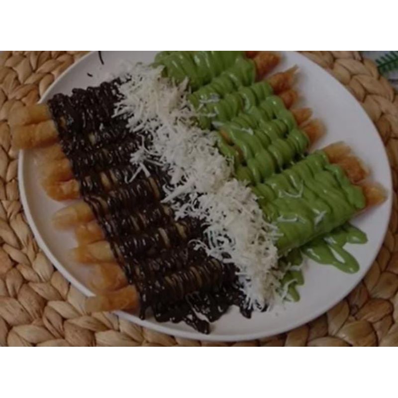 

cheezyroll chesee roll cokelat keju dan green tea