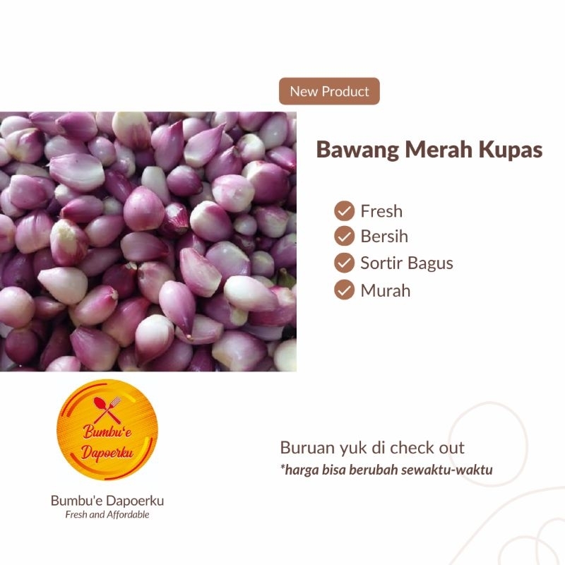 

Bawang Merah Kupas | Kirim Instan | Sortir Bagus | Fresh Product
