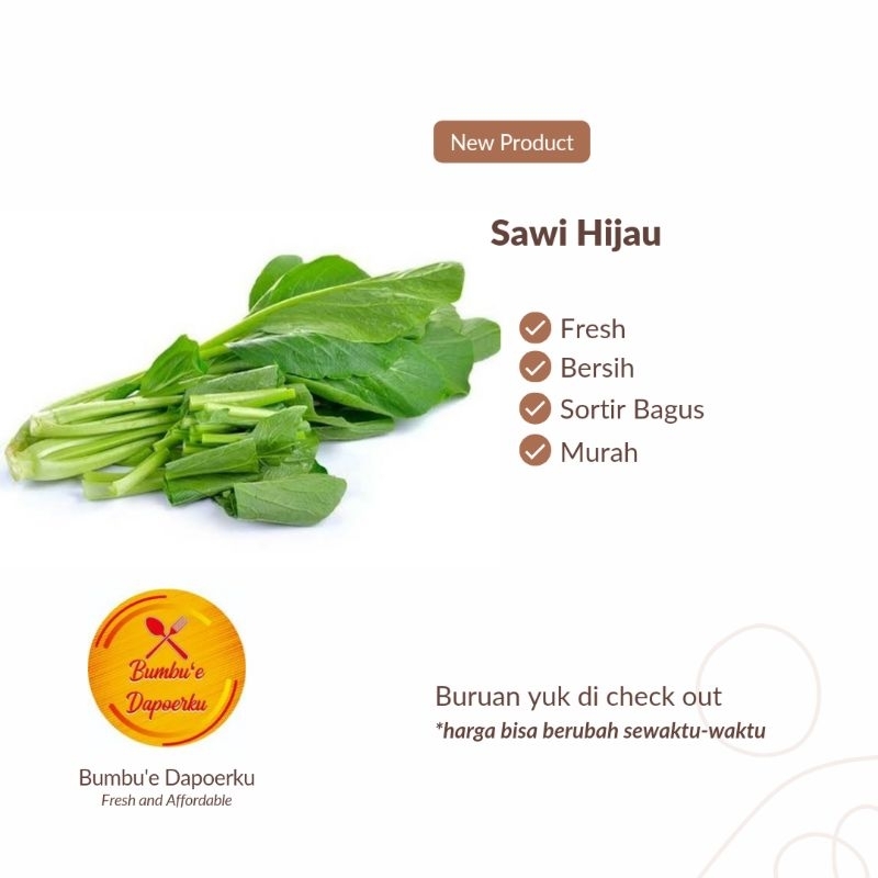 

Sawi Hijau | Kirim Instan | Fresh Product