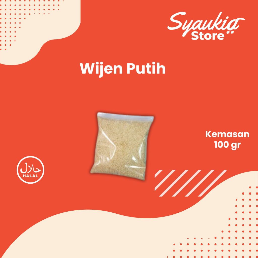 

Wijen Putih Kemasan 100g