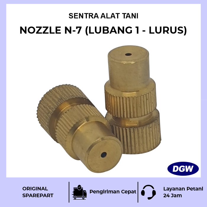 Sparepart Sprayer DGW Series NOZZLE N-7 (LUBANG 1 - LURUS)
