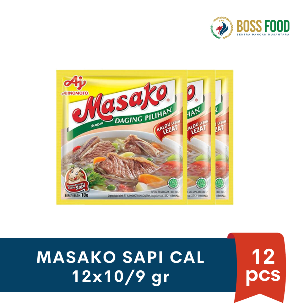 

MASAKO SAPI RENCENG 12x9 gr