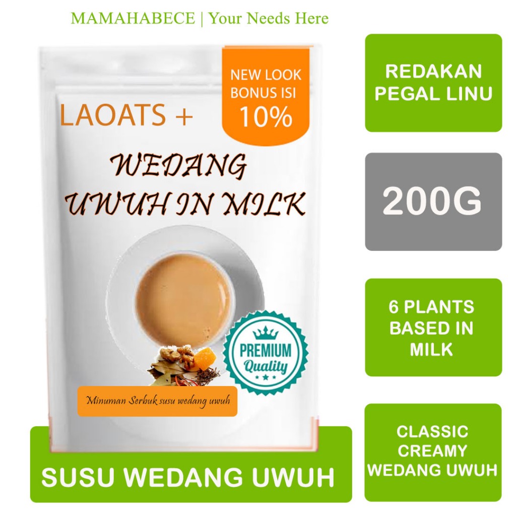 

Wedang Jahe Rempah Asli Gula Aren Minuman Diet Pelangsing Penurun Berat Badan Rendah Kalori Laoats (200G)