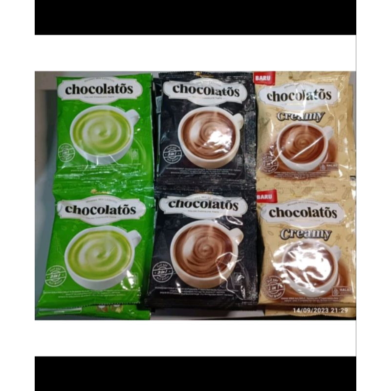 

CHOCOLATOS DRINK BUBUK ISI 10 SACHET PER RENTENG