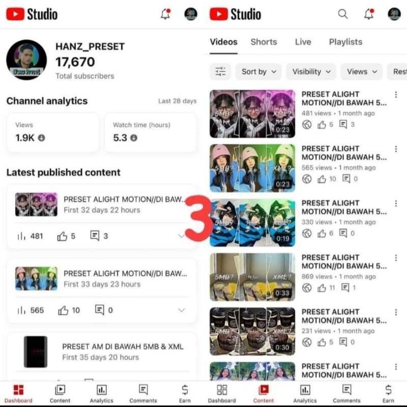 Akun Youtube 17ribu subscriber belum monet