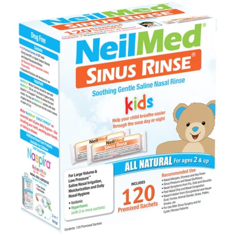 NeilMed Sinus Rinse Premixed Babies and Kids - Neilmed Sinus Rinse Premixed Bayi dan Anak Anak Dewas