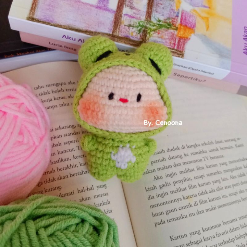 (0045) Doll Seventeen Minghao The8 Baby Frog Rajut Amigurumi