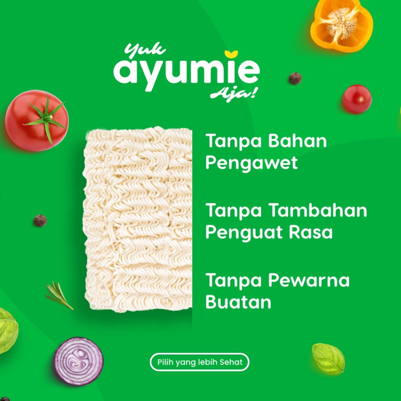 AYUMIE Mie Sehat Isi 5 Pack | Mi Instan Goreng Berbumbu Rasa Ayam