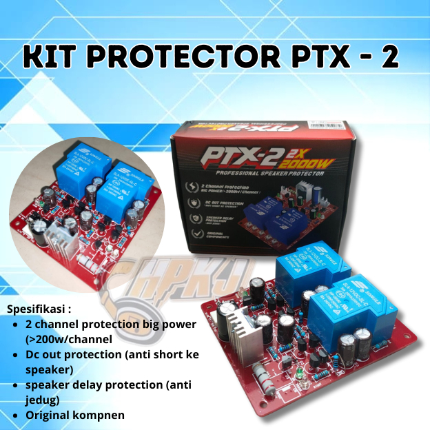 KIT SPEAKER PROTECTOR STEREO PTX - 2 Kit protector stereo ptx-2