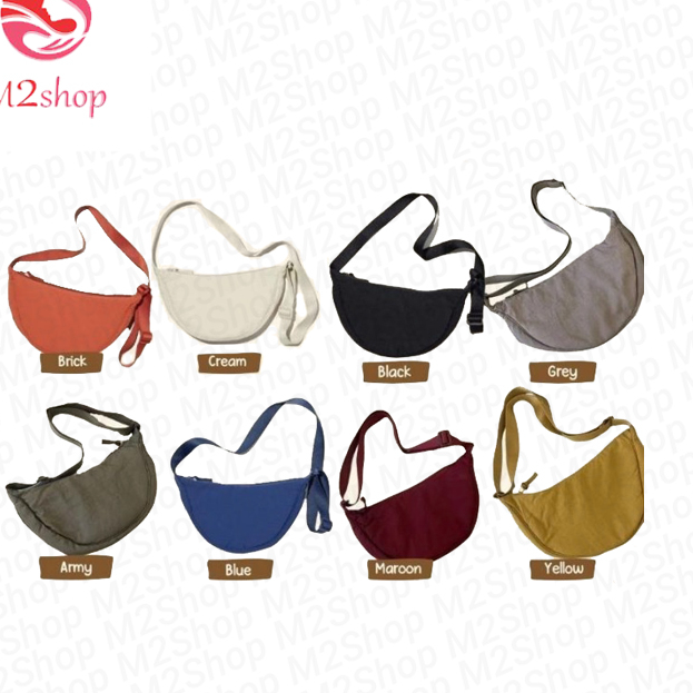 ➳➵✻ Tas Bahu Mini Round Wanita / Pria Sling Bag Selempang Waist Bag Model ala Uniqlo - Tas Bahu - Ta