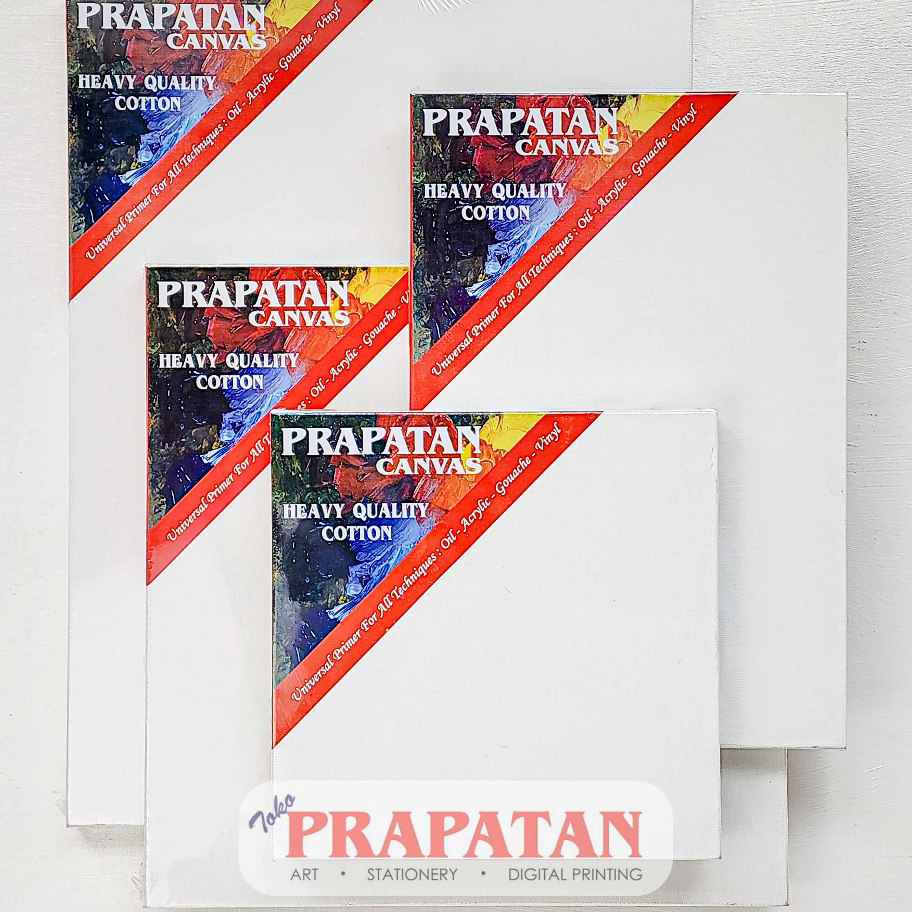 

Dijual Kanvas lukis prapatan + spanram (30x30cm)