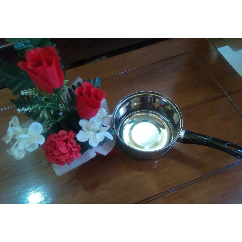 CUCI GUDANG Panci Masak Air Stainless Steel Isi 5 Pcs