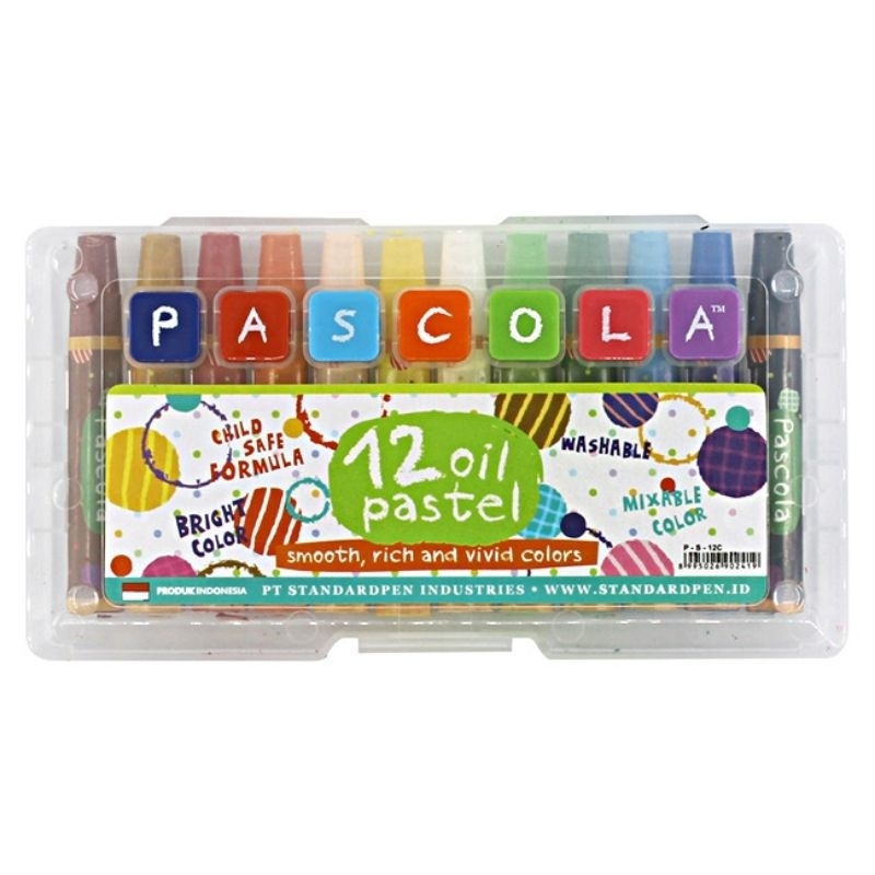 

Crayon Oil Pastel Pascola 12/18/24/36 Warna