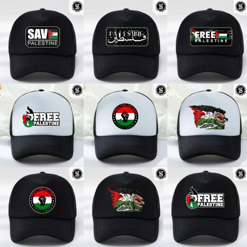 Topi Palestina / Topi trucker Palestina / Topi Palestina Dewasa