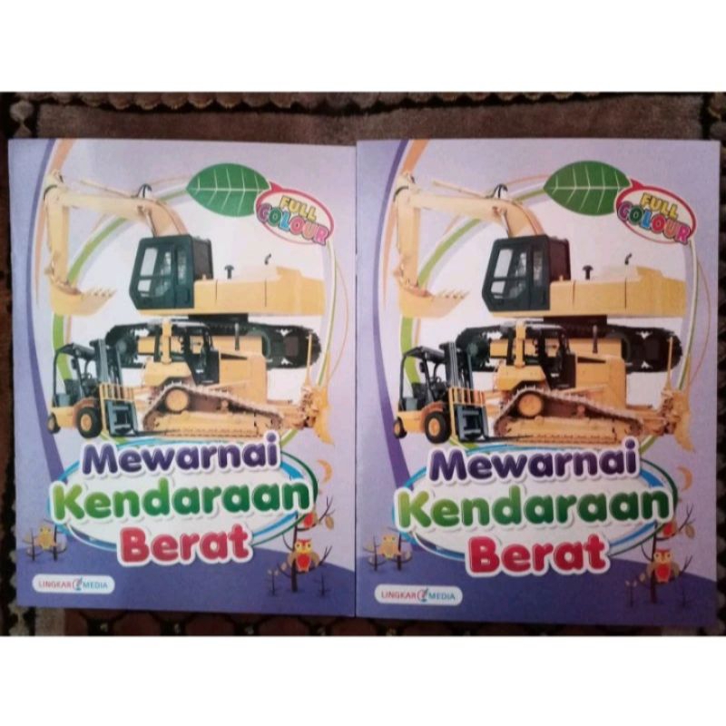 

Buku belajar mewarnai alat berat