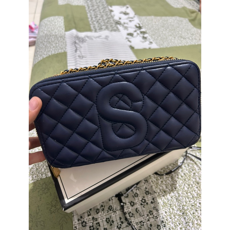 preloved tas yura bag navy